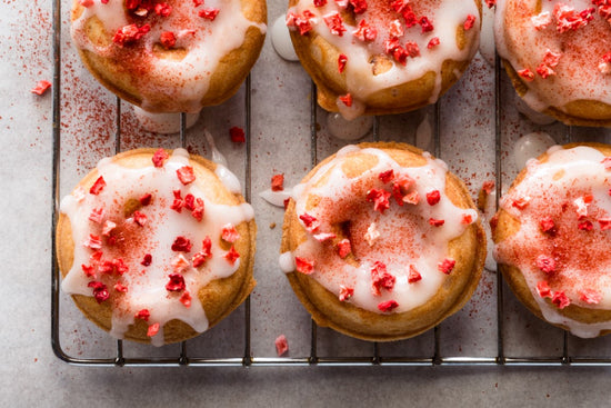 Strawberry Vanilla Doughnuts Recipe | Botanical Ingredients