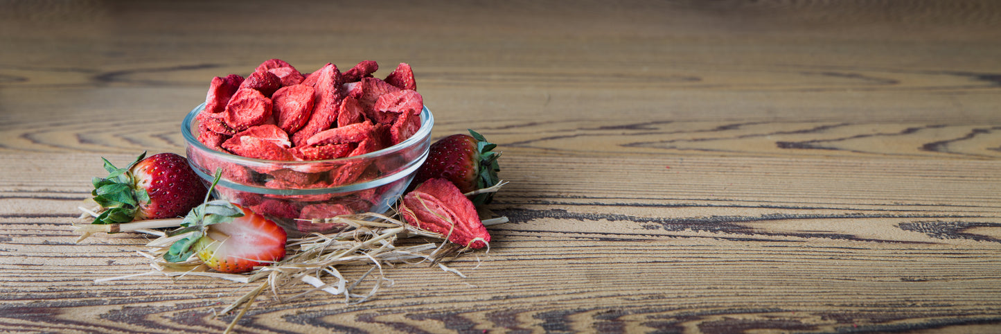 Freeze dried strawberries