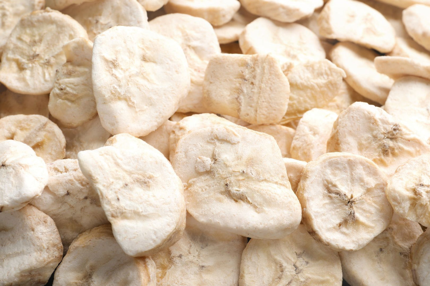 Freeze dried banana slices