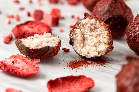 Coconut-Strawberry Balls Recipe | Botanical Ingredients