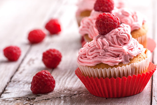 Raspberry Cupcakes Recipe  | Botanical Ingredients