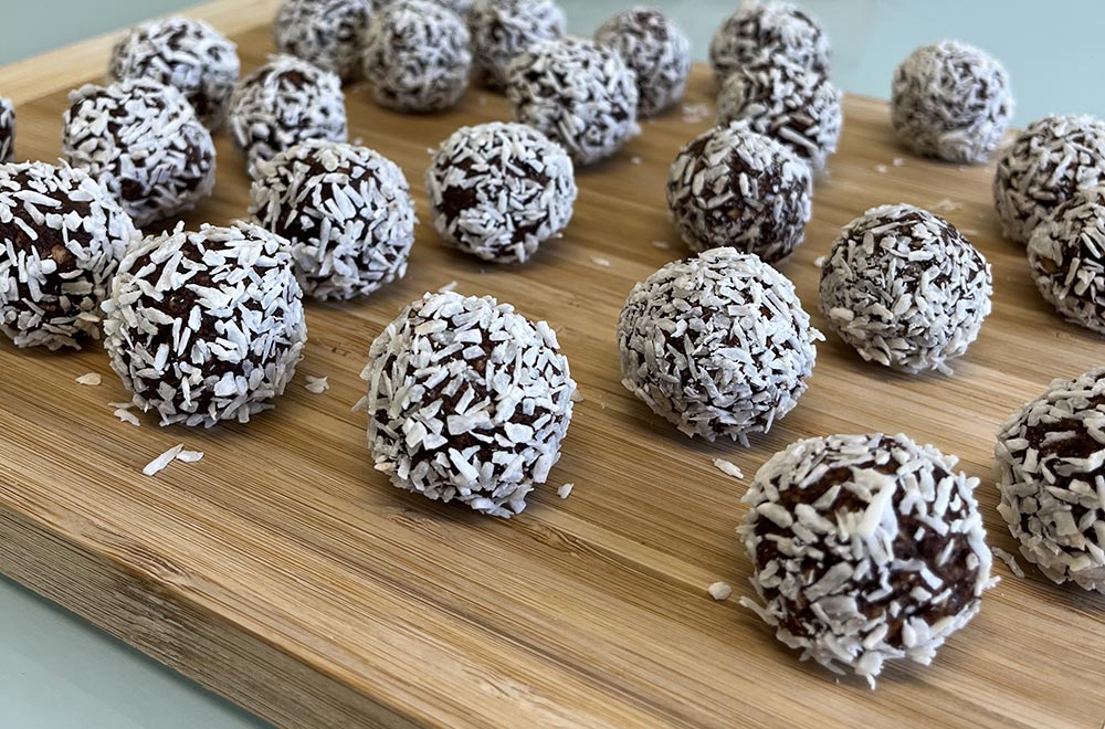 Dark Chocolate Orange Bliss Balls