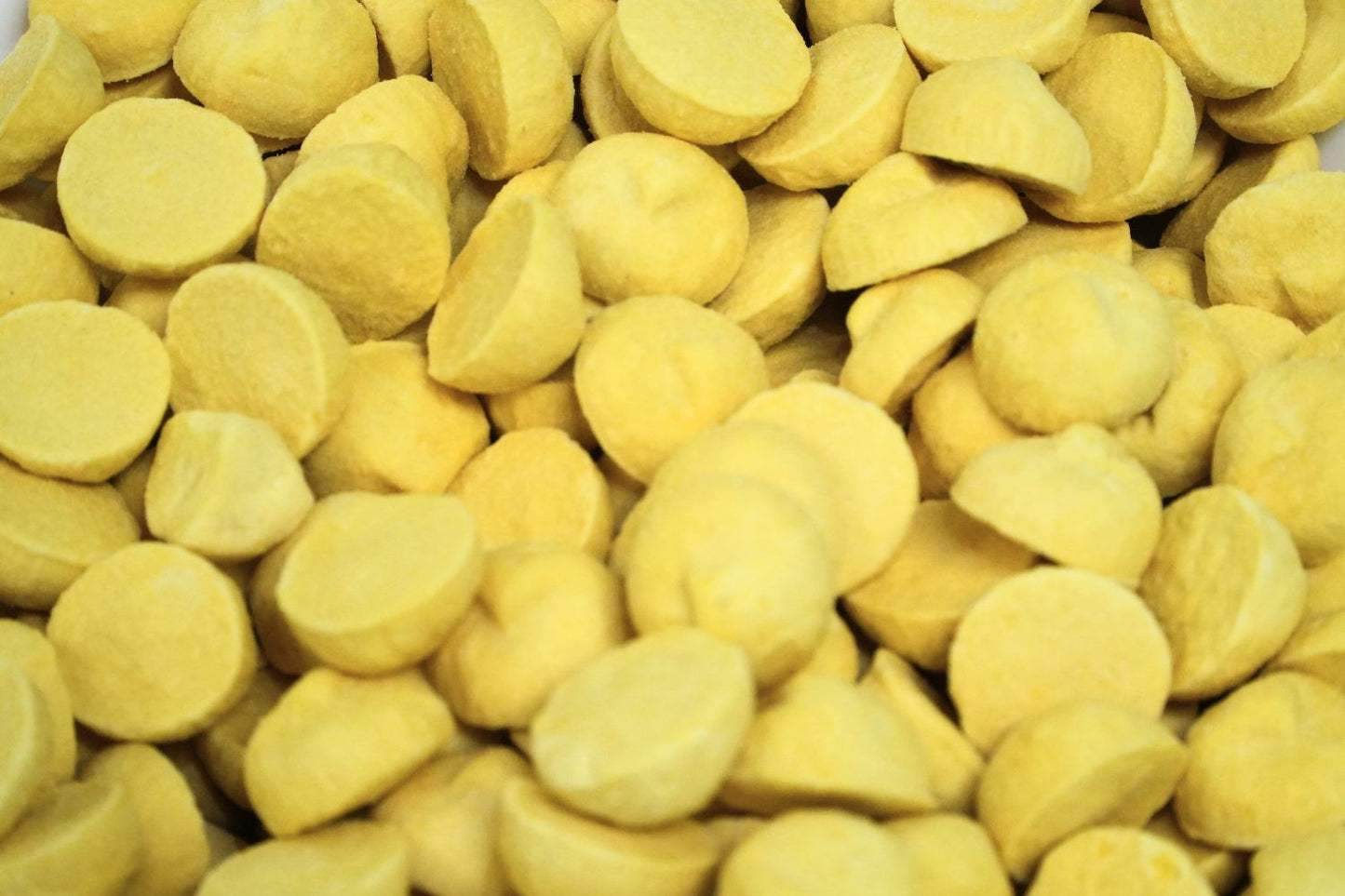 Close up of Organic Mango Coconut Smoothie Drops