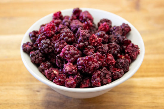 Organic Wild Freeze Dried Whole Blackberries
