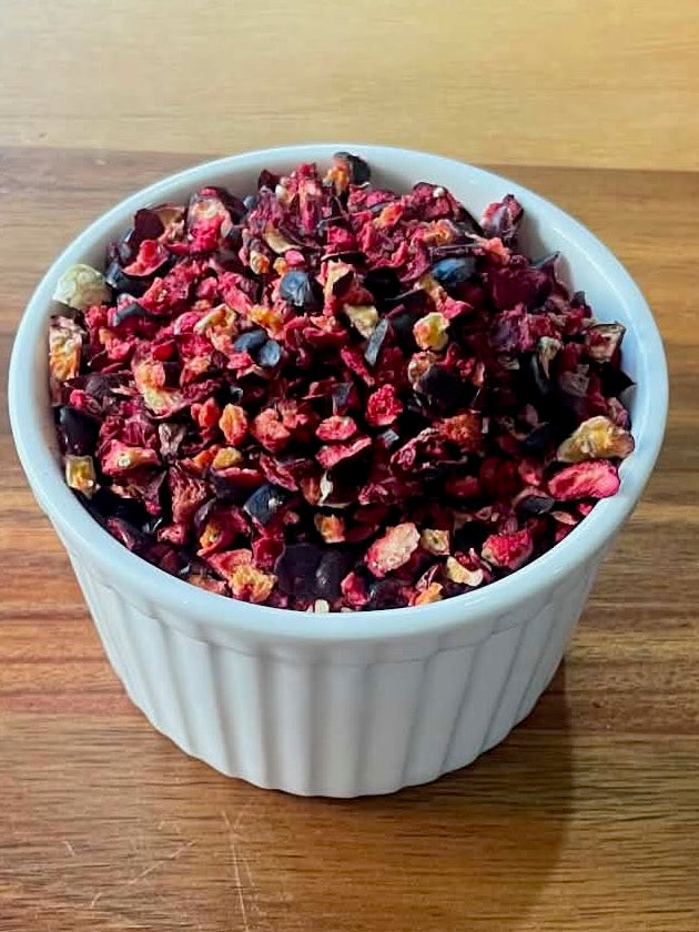 Freeze Dried  Blackcurrant Crumble