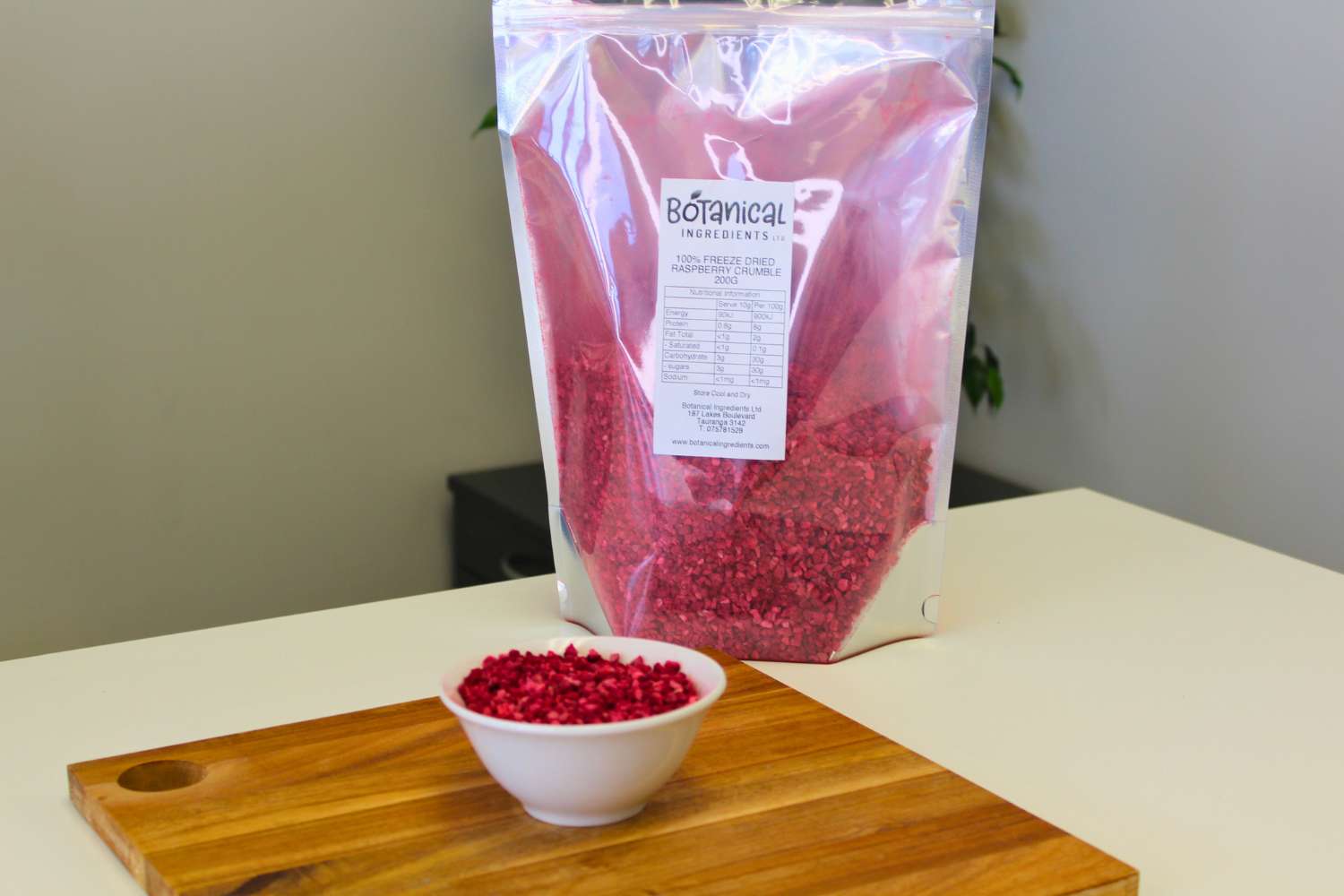 Dried Rasbery Freeze Dried Raspberry Crumble | NZ & AUS Wide – Botanical Ingredients Ltd